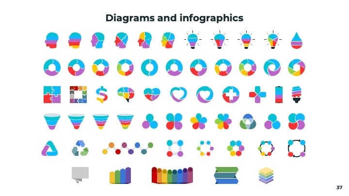 Slides Modernos com Texto Grande - deslizar 37