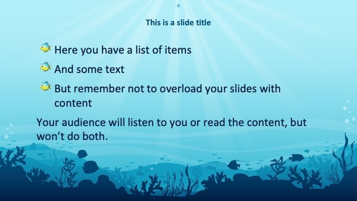 Blue Ocean Slides - slide 4