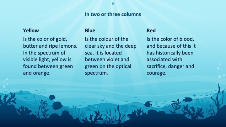 Blue Ocean Slides - slide 9