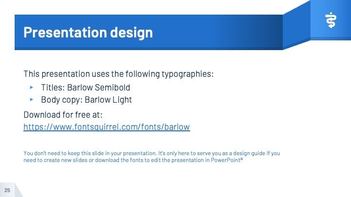 Blue Medical Slides - slide 25