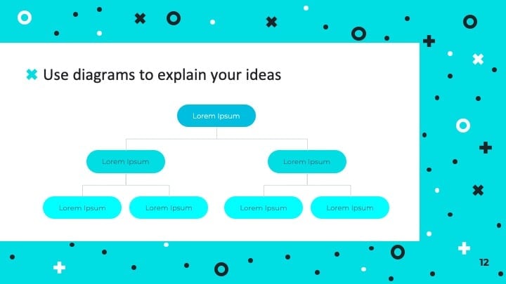 Slides com Cores Neons - deslizar 12