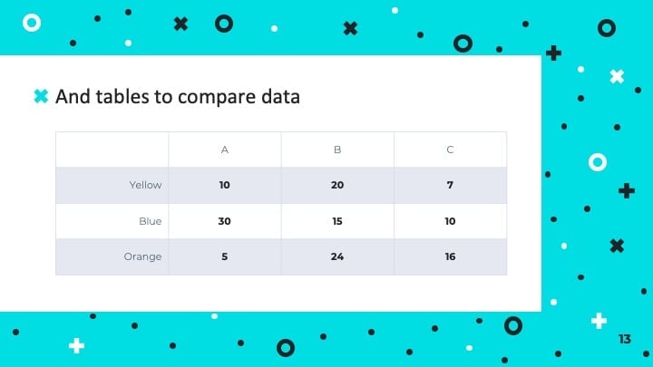 Slides com Cores Neons - deslizar 13