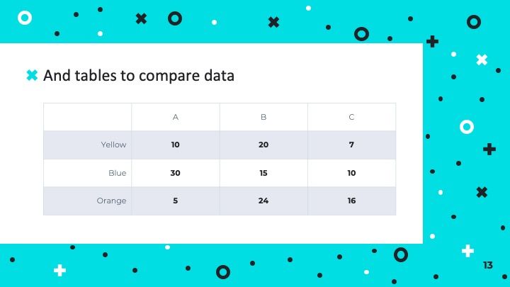 With lots of free resources included: graphs, maps, tables and diagrams - slide 13