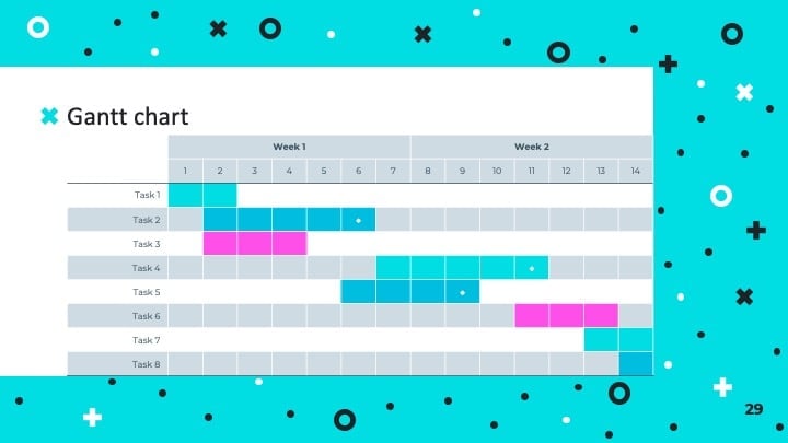 Slides com Cores Neons - deslizar 29