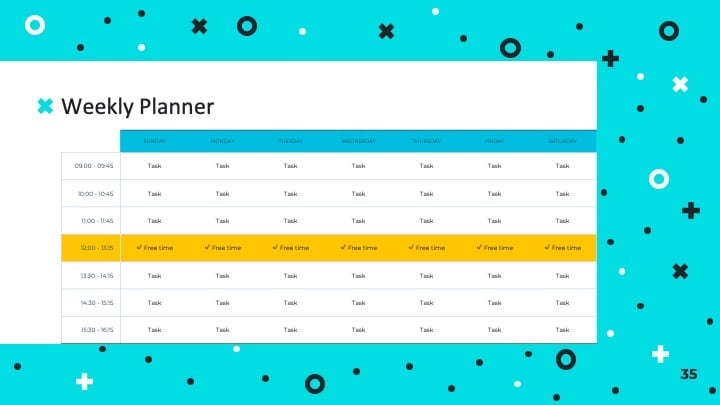 Slides com Cores Neons - deslizar 35