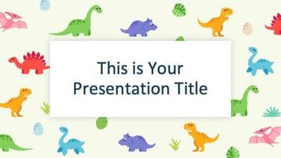 Cute Dinosaurs Slides