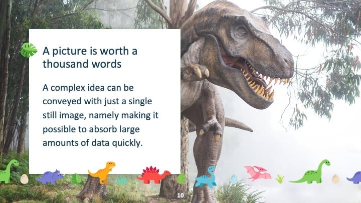 Cute Dinosaurs Slides - slide 10