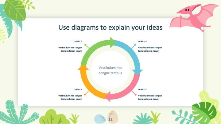 Cute Dinosaurs Slides - slide 12