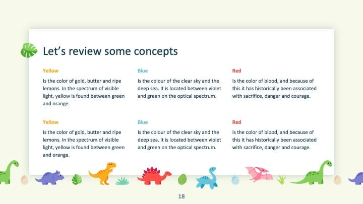 Cute Dinosaurs Slides - slide 18