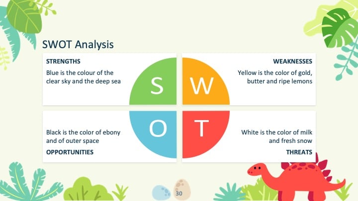 Cute Dinosaurs Slides - slide 30