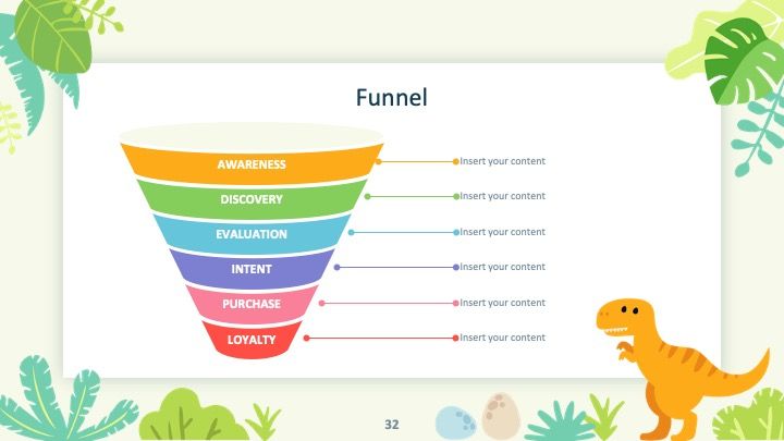 Plantilla para presentación con dinosaurios adorables - diapositiva 32