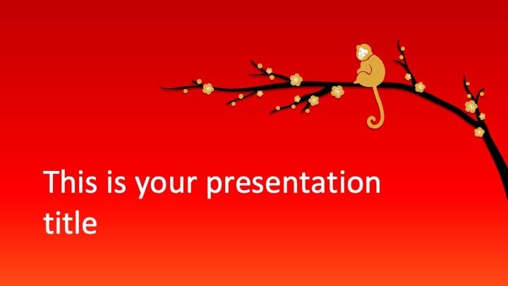 Chinese New Year 2016 (The Monkey) Slides - slide 1