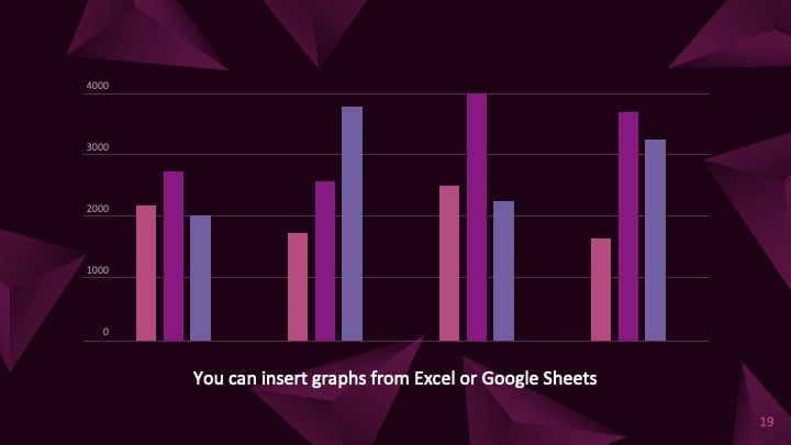 Dark 3D Shapes Slides - slide 19