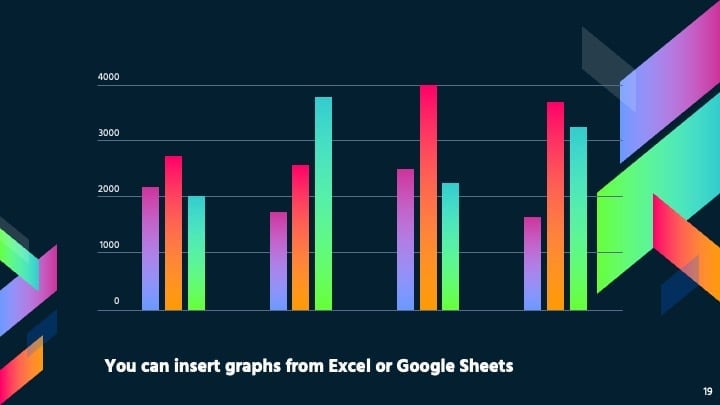 Colorful Geometric Slides - slide 19