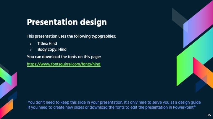 Slide Geometris Penuh Warna - slide 25