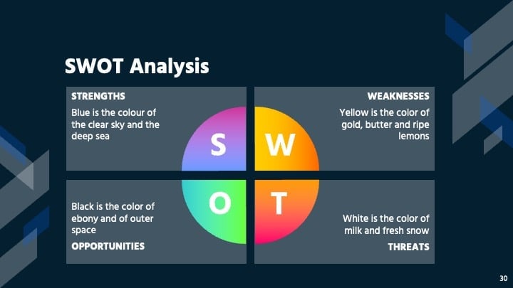 Colorful Geometric Slides - slide 30