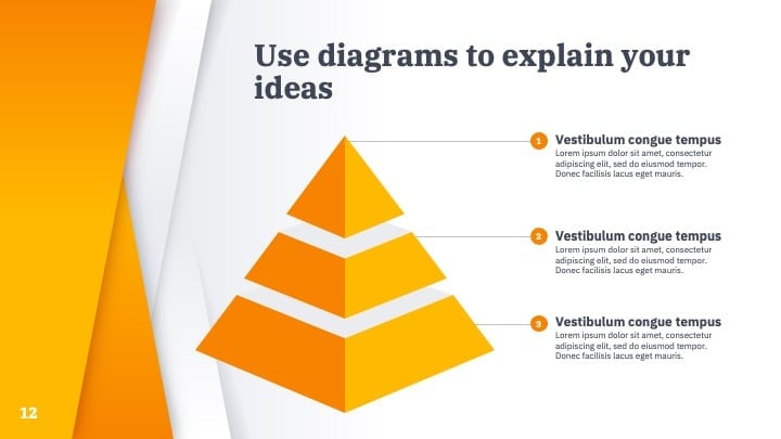 Slides Geométricos para Negócios - deslizar 12