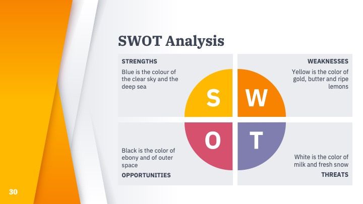 Geometric Business Slides - slide 30