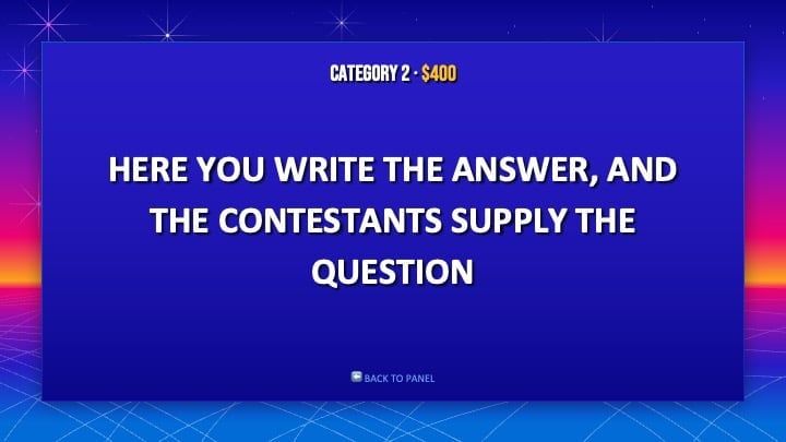 Template Slides Jeopardy - slide 10