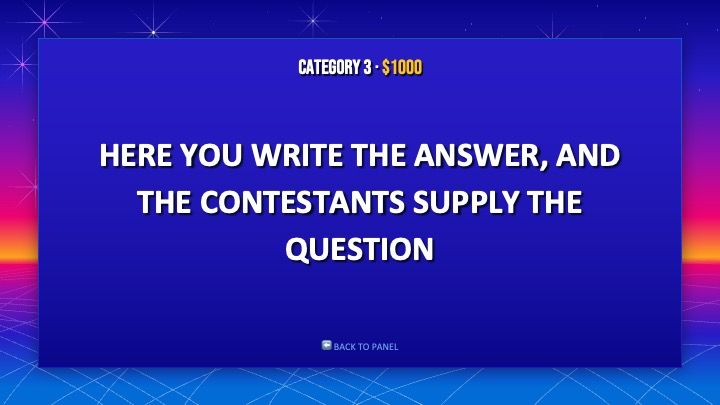 Jeopardy - diapositiva 18