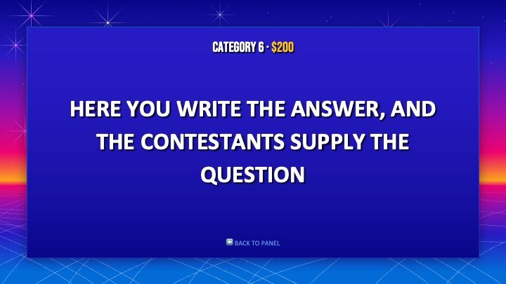 Jeopardy - diapositiva 29