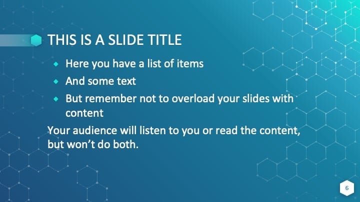 Science Hexagons Slides - slide 6