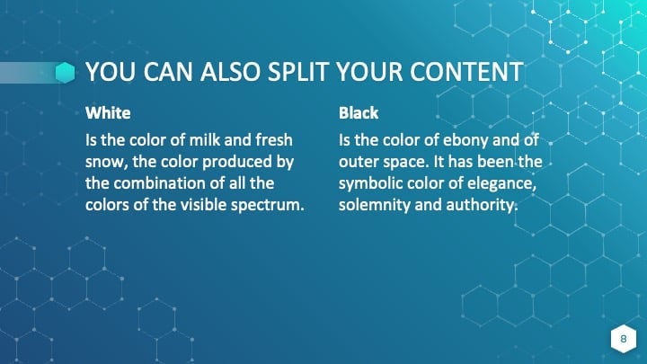 Science Hexagons Slides - slide 8