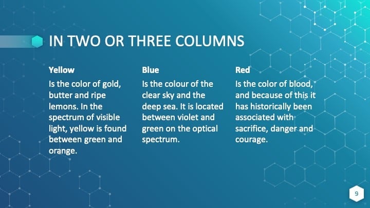 Science Hexagons Slides - slide 9