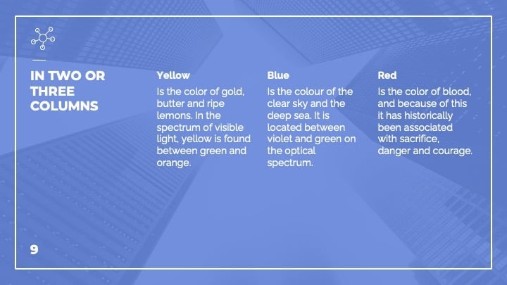 Blue Architecture Slides - slide 9