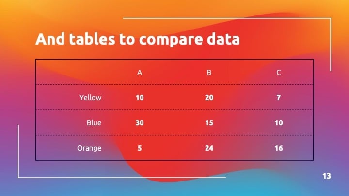 Rainbow Gradients Slides - slide 13