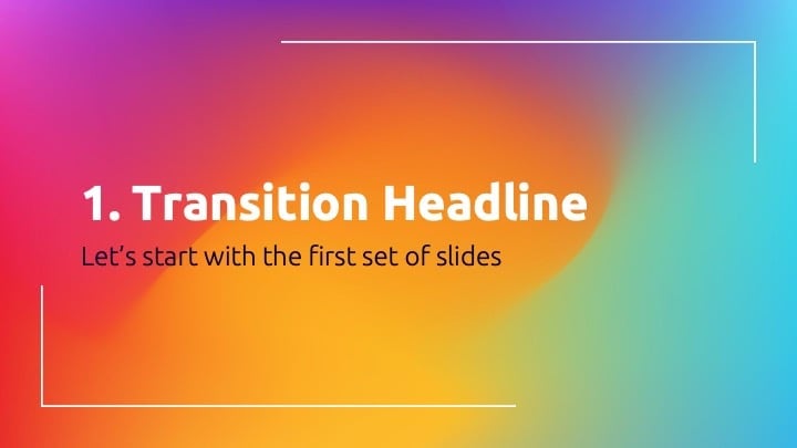 Rainbow Gradients Slides - slide 4