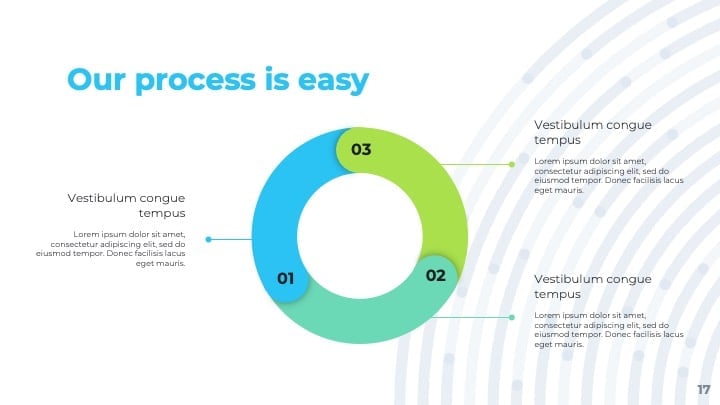 Concentric Blue Slides - slide 17