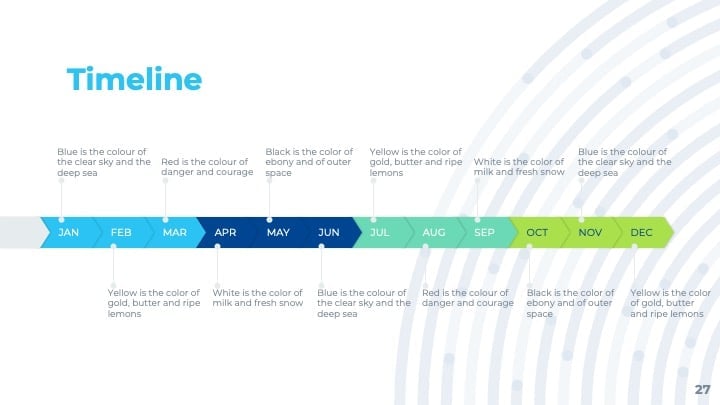 Concentric Blue Slides - slide 27