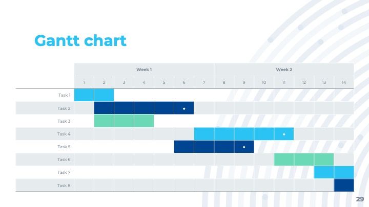 Concentric Blue Slides - slide 29