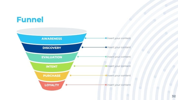 Concentric Blue Slides - slide 32