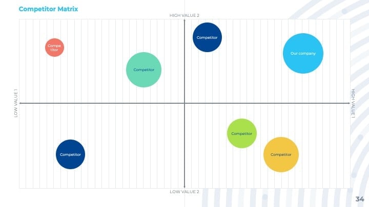 Concentric Blue Slides - slide 34