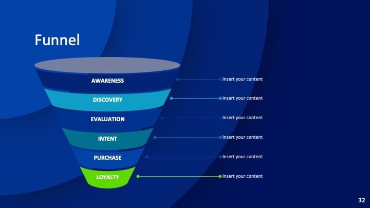 Concentric Blue Slides - slide 32