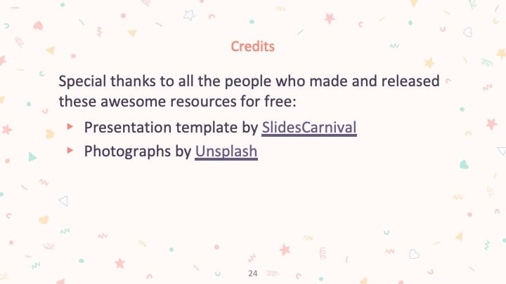 Cute Confetti Slides - slide 24