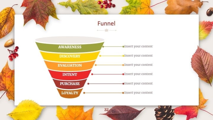 Slides Folhas de Outono - deslizar 32