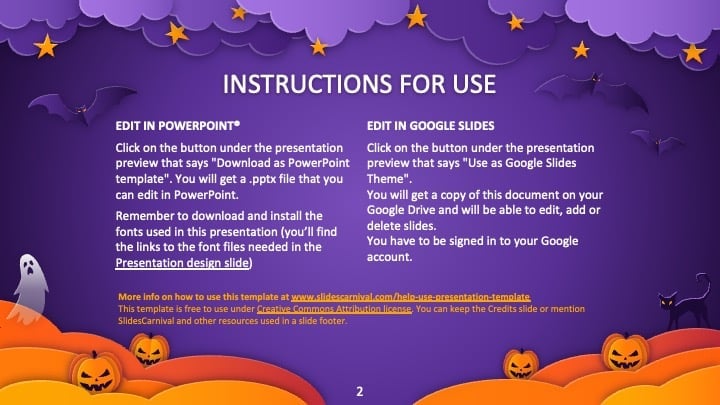 Happy Halloween Slides - slide 2