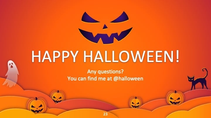 Happy Halloween Slides - slide 23