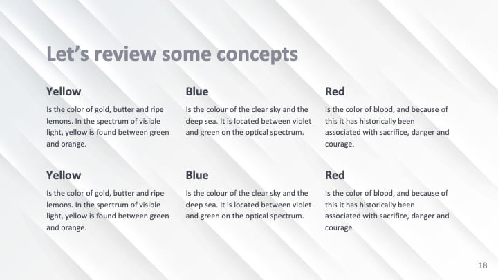 Subtle Diagonals Slides - slide 18