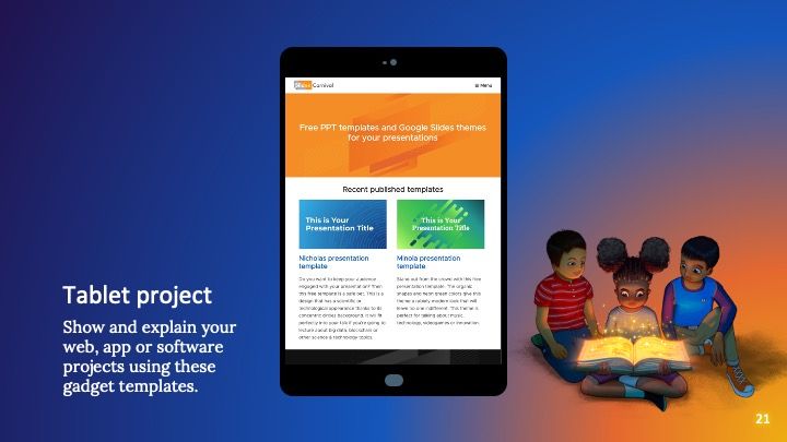 このクリエイティブなテンプレートを使用して、PowerpointやGoogleスライドのプレゼンテーションで注目されましょう。 - slide 21