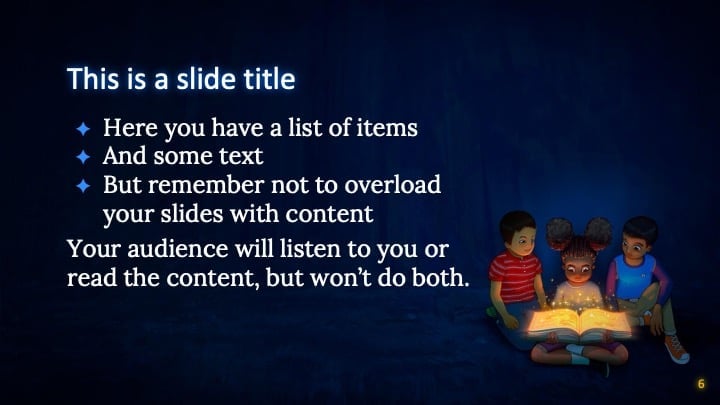 Reading is Magical Slides - slide 6