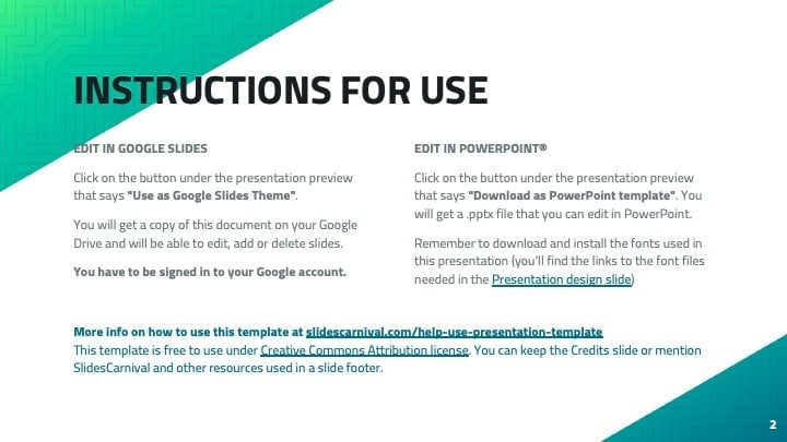 Green Circuit Slides - slide 2