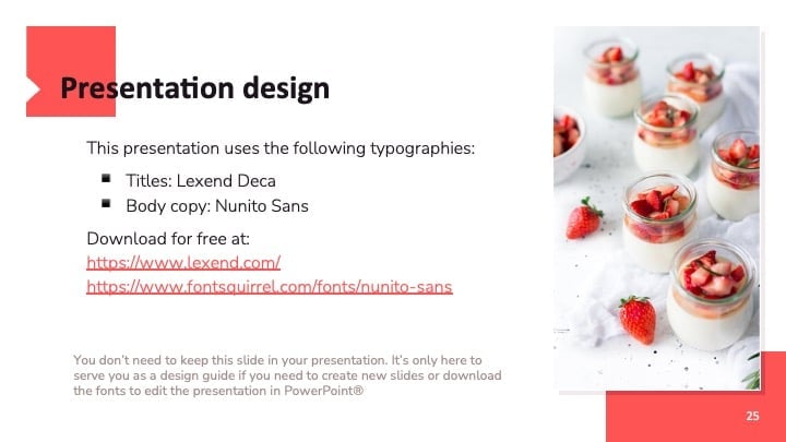 Modern Food Slides - slide 25