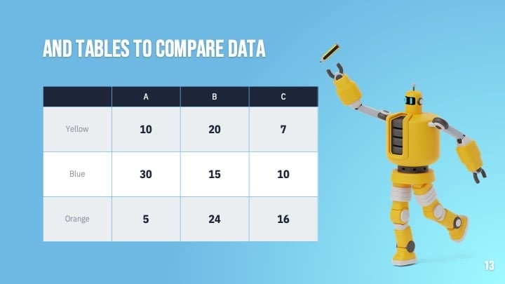 Cute Robots Slides - slide 13