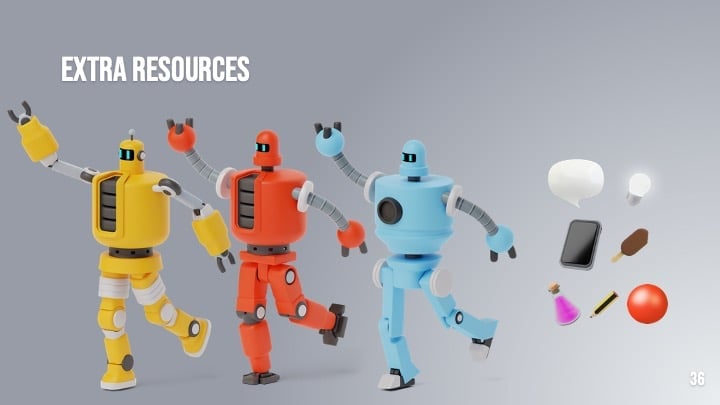 Cute Robots Slides - slide 36