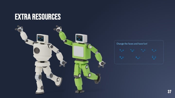 Cute Robots Slides - slide 37