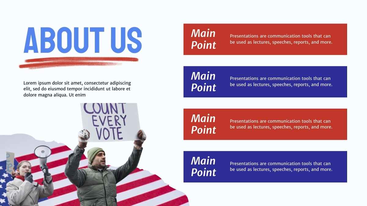 Minimal Political Party Meeting Slides - slide 13